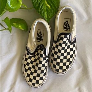 Kids Checkered Vans
